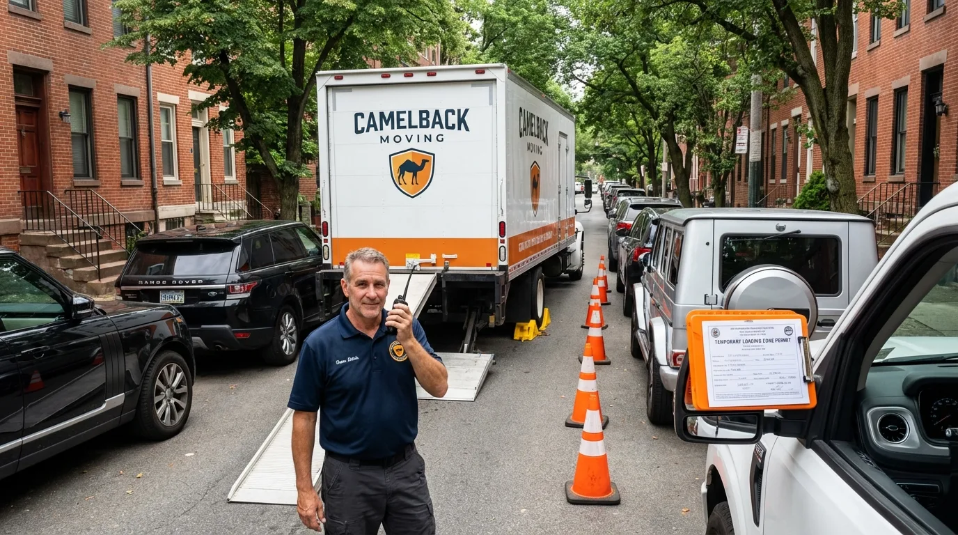 City street loading permit setup in Rochelle Park, NJ