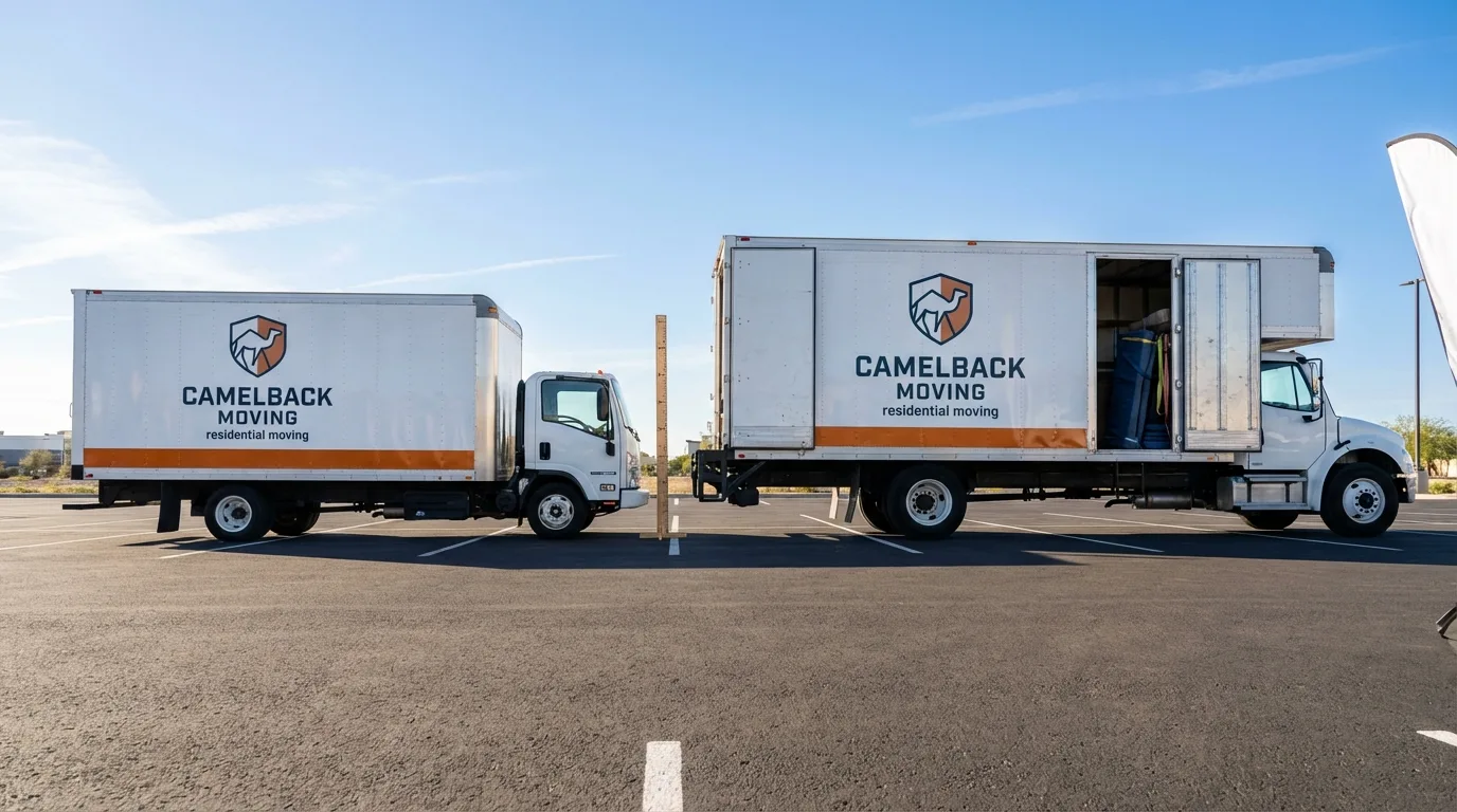 Moving truck size capacity guide in Rochelle Park